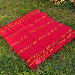 Plaid marocain tissé en coton 